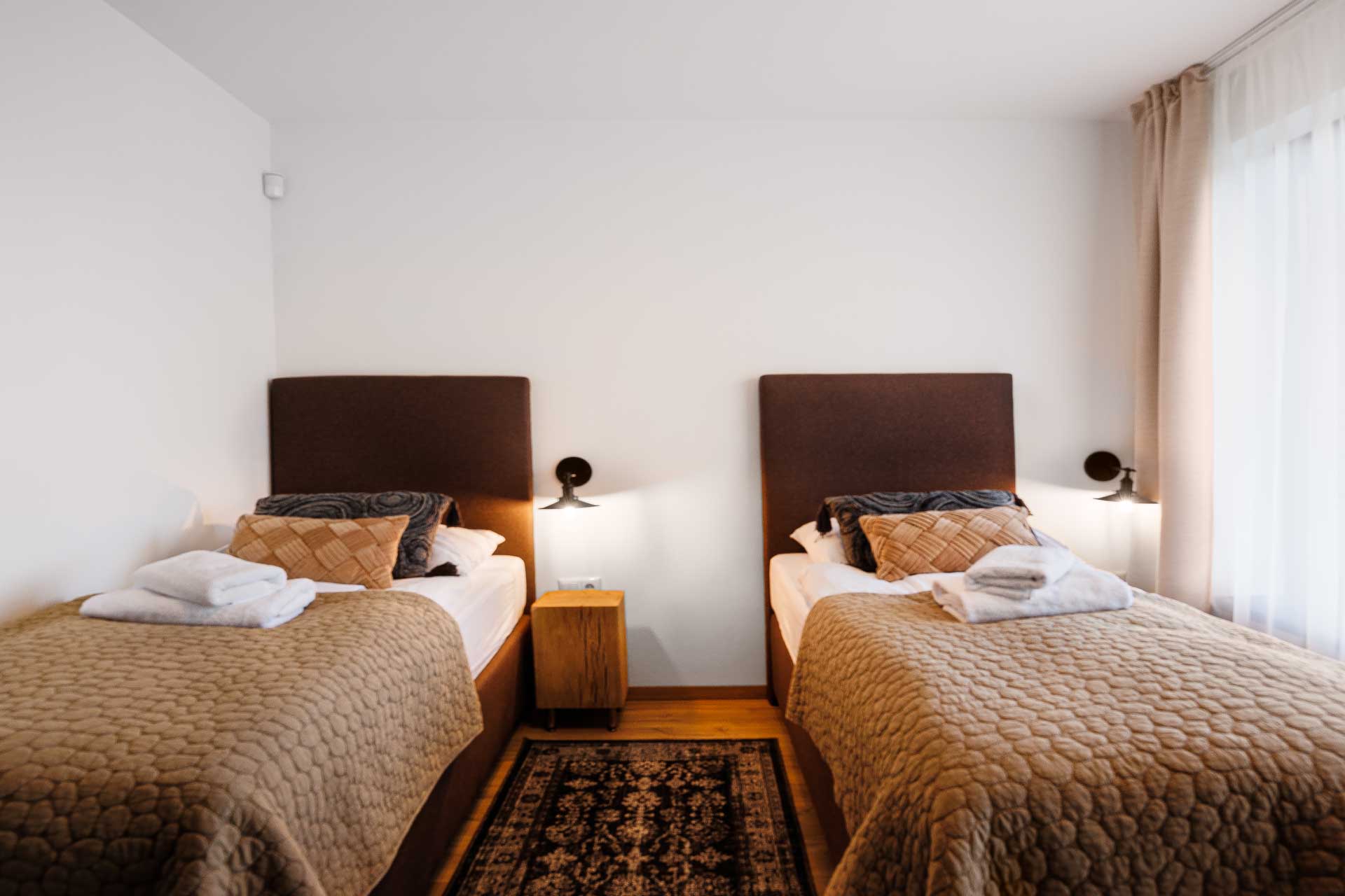 Chalet premium + jacuzzi Tri Vody spalna